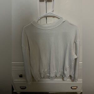 American Eagle White Sweatshirt XS